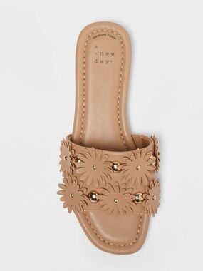 A New Day - Women’s Ziva Sandals with Memory Foam Insole Size 9